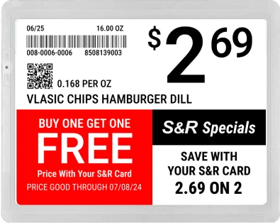 Coupon price tag